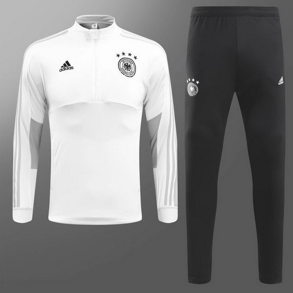 Survetement Football Allemagne 2018 Blanc Noir